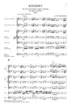 Telemann, Georg Philipp: Konzert für 2 Violinen, Fagott und Orchester D-Dur TWV 53:D4 Product Image