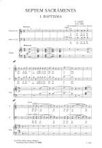 Liszt, Franz: Septem sacramenta, Responsorien Product Image