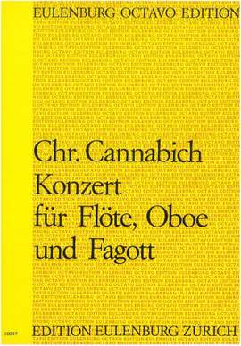 Cannabich, Christian: Konzert für Flöte, Oboe und Fagott