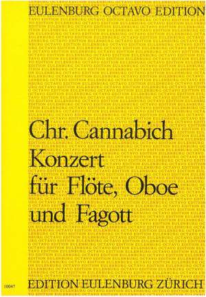 Cannabich, Christian: Konzert für Flöte, Oboe und Fagott