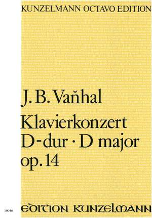 Vanhal, Johann Baptist: Klavierkonzert D-dur op. 14 D-Dur