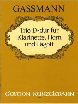 Gassmann, Florian Leopold: Trio D-Dur