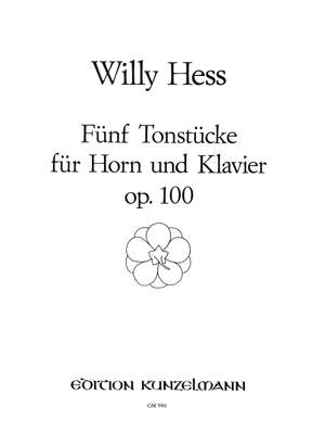 Hess, Willy: 5 Tonstücke  op. 100