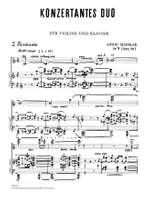 Schibler, Armin: Konzertantes Duo für Violine und Klavier Product Image