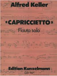 Keller, Alfred: Capriccietto für Flöte solo