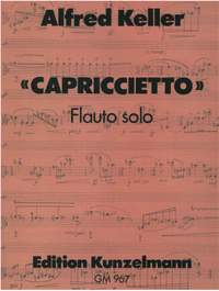 Keller, Alfred: Capriccietto für Flöte solo