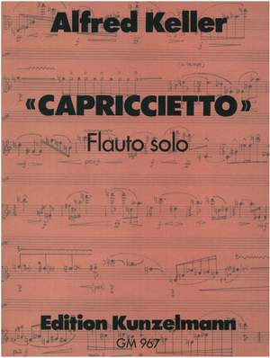 Keller, Alfred: Capriccietto für Flöte solo