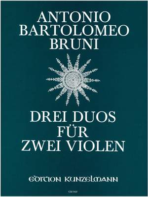 Bruni, Antonio Bartolomeo: Drei Duos