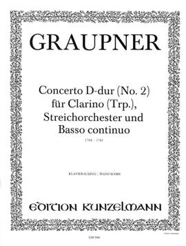 Graupner, Christoph: Konzert Nr. 2 für Trompete D-Dur