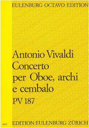 Vivaldi, Antonio: Konzert für Oboe D-Dur PV 187
