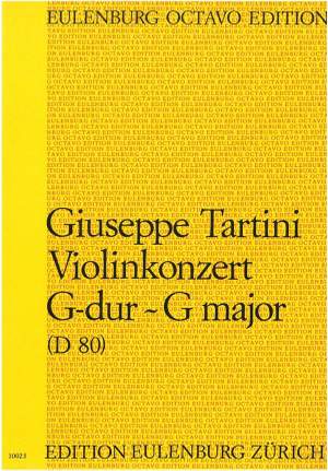 Tartini, Giuseppe: Konzert für Violine G-Dur D 80