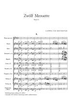Beethoven, Ludwig van: 12 Menuette  WoO 7 Product Image
