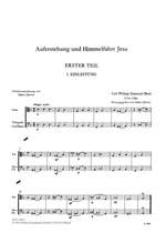 Bach, Carl Philipp Emanuel: Auferstehung und Himmelfahrt Jesu  Wtq 240 Product Image