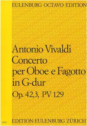 Vivaldi, Antonio: Konzert für Oboe und Fagott G-Dur op. 42/3 PV 129
