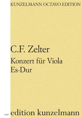 Zelter, Carl Friedrich: Konzert für Viola Es-Dur