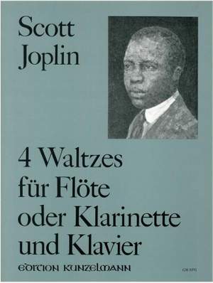 Joplin, Scott: 4 Walzer für Flöte und Klavier