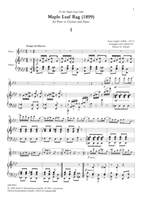 Joplin, Scott: 6 Ragtimes für Flöte und Klavier - Band II Product Image