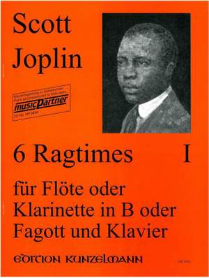Joplin, Scott: 6 Ragtimes für Flöte und Klavier - Band I