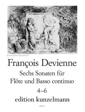 Devienne, François: Sonaten für Flöte und Basso continuo 4-6