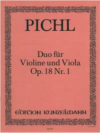 Pichl, Wenzeslaus: Duo für Violine und Viola  op. 18/1