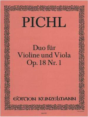 Pichl, Wenzeslaus: Duo für Violine und Viola  op. 18/1