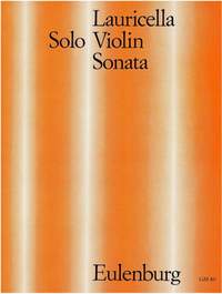 Lauricella, Remo: Sonate für Violine solo