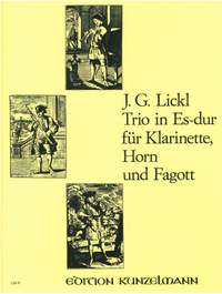 Lickl, Johann Georg: Trio Es-Dur