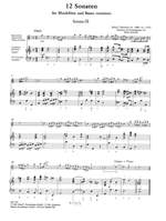 Valentine, Robert: 12 Sonaten für Blockflöte und Basso Continuo Product Image