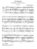 Valentine, Robert: 12 Sonaten für Blockflöte und Basso Continuo Product Image