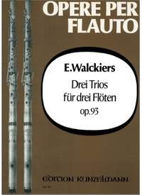 Walkiers, Eugène: 3 Trios für 3 Flöten  op. 93