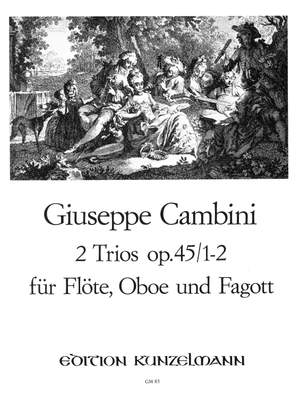 Cambini, Giovanni Giuseppe: 2 Trios  op. 45/1-2