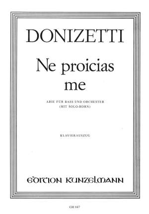 Donizetti, Gaetano: Ne proicias me