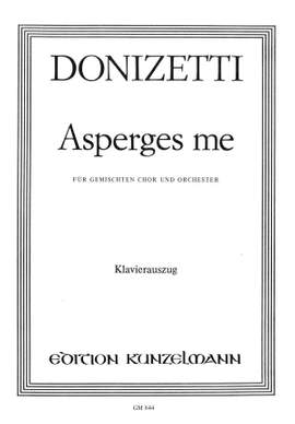 Donizetti, Gaetano: Asperges me