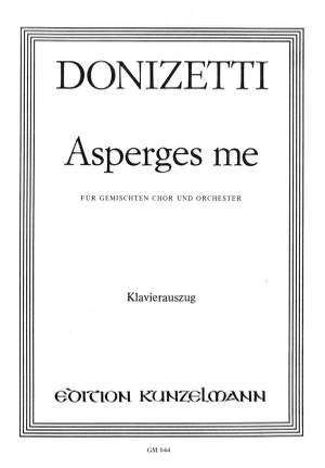 Donizetti, Gaetano: Asperges me