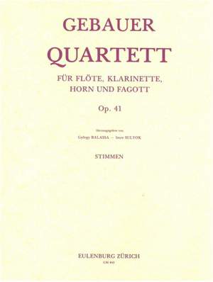 Gebauer, Francois-René: Bläserquartett  op. 41