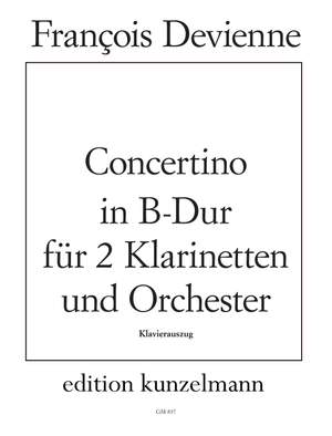 Devienne, François: Concertino für 2 Klarinetten B-Dur op. 25