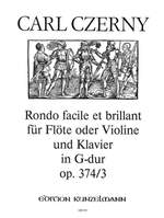Czerny, Carl: Rondo facile et brillant G-Dur op. 374/3 Product Image