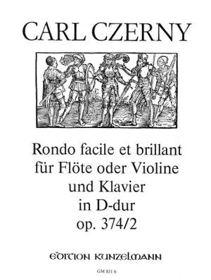 Czerny, Carl: Rondo facile et brillant D-Dur op. 374/2