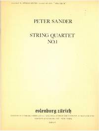 Sander, Peter: Streichquartett Nr.1