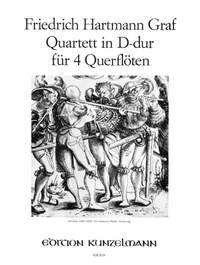 Graf, Friedrich Hartmann: Quartett für 4 Querflöten D-Dur