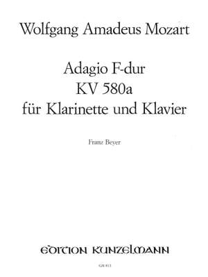 Mozart, Wolfgang Amadeus: Adagio KV 580a F-Dur KV 580a