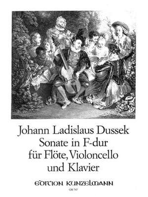 Dussek, Johann Ludwig: Sonate für Flöte, Violoncello und Klavier F-Dur