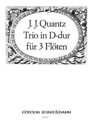 Quantz, Johann Joachim: Trio für 3 Flöten D-Dur