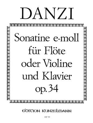 Danzi, Franz: Sonatine e-Moll op. 34