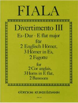 Fiala, Joseph: Divertimento III Es-Dur