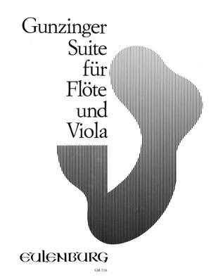 Gunzinger, Josef: Suite für Flöte und Viola