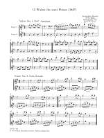 Rossini, Gioacchino Antonio: 12 Walzer für 2 Flöten Product Image