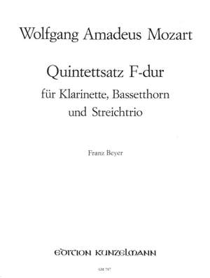 Mozart, Wolfgang Amadeus: Quintettsatz F-Dur KV Anhang 90