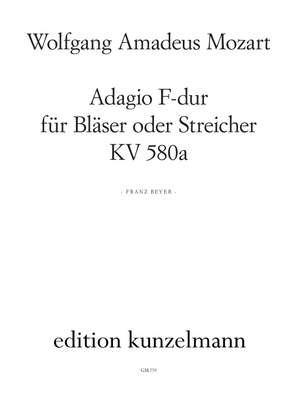 Mozart, Wolfgang Amadeus: Adagio für Bläser oder Streicher F-Dur KV 580a