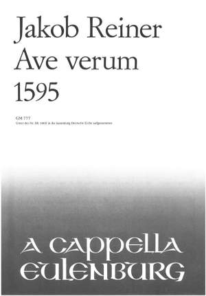 Reiner, Jakob: Ave Verum